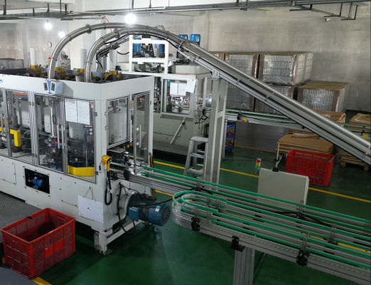 Harga yang bagus 3-5 Stasiun Aerosol Can Making Machine 350-450 CPM Dengan Sistem Penutup Otomatis on line